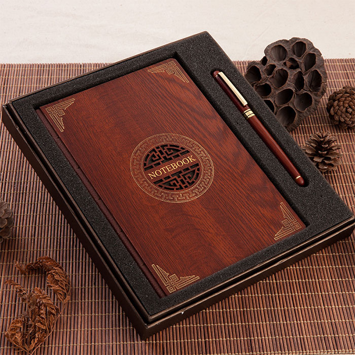 古典特色木質筆記本