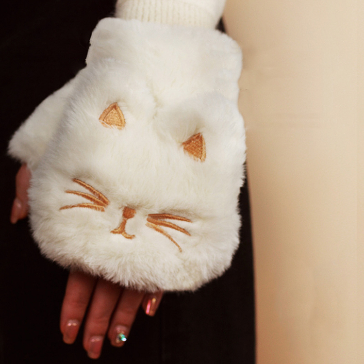 冬季貓爪電熱手套